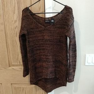 Moda International, xs brown/black knitted